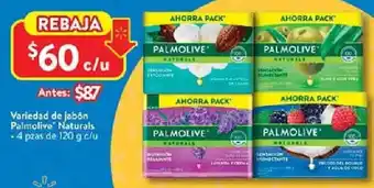 Walmart Palmolive naturals variedad de jabón oferta