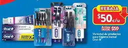 Walmart Oral-b variedad de productos para higiene dental oferta