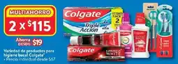 Walmart Colgate higiene bucal variedad de productos oferta