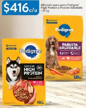 Walmart Pedigree high protein o pancita saludable alimento para perro oferta