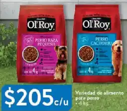 Walmart Variedad de alimento para perro oferta