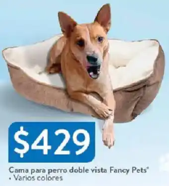 Walmart Fancy pets cama para perro doble vista oferta