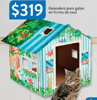 Walmart Rascadero para gatos en forma de casa oferta