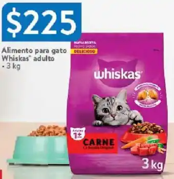 Walmart Whiskas alimento para gato adulto oferta