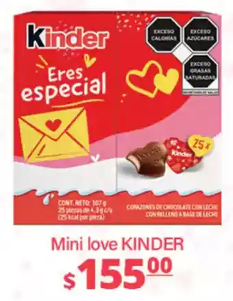 La Comer Kinder mini love oferta