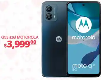 La Comer Motorola G53 azul oferta