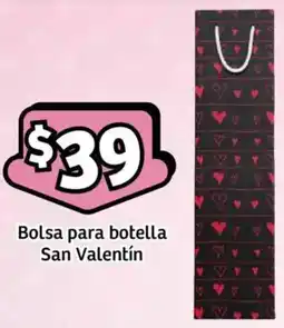 Bolsa para botella san valentín