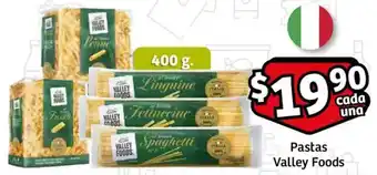 Soriana Mercado Valley foods pastas oferta