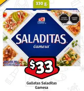 Soriana Mercado Saladitas gamesa galletas oferta