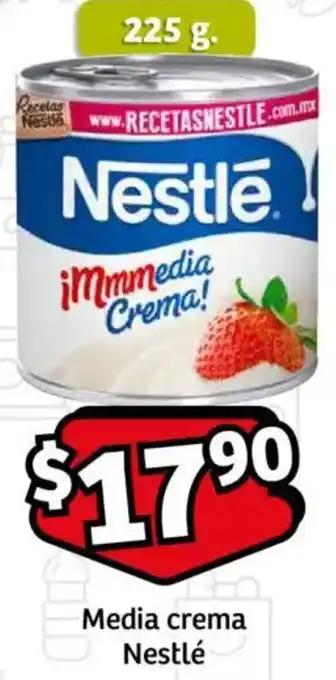 Soriana Mercado Nestlé media crema oferta