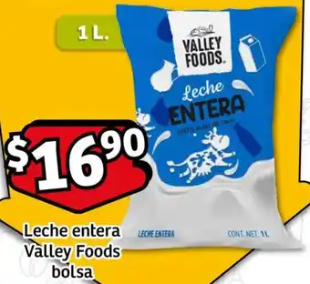 Soriana Mercado Valley foods leche entera oferta