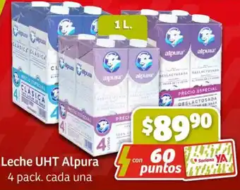 Soriana Mercado Leche uht alpura oferta