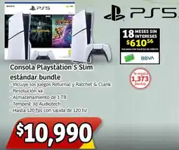 Soriana Mercado Consola playstation 5 slim estándar bundle oferta