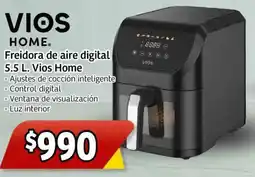 Soriana Mercado Vios home freidora de aire digital oferta