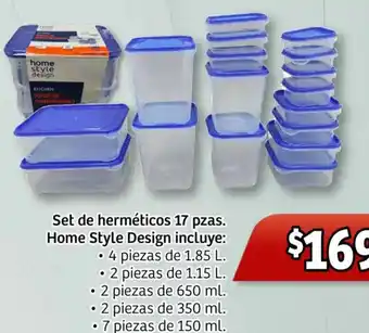 Soriana Mercado Set de herméticos oferta