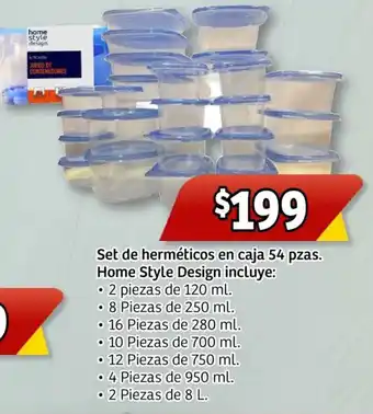 Soriana Mercado Set de herméticos en caja oferta