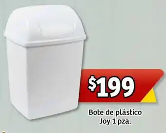 Soriana Mercado Bote de plástico joy oferta