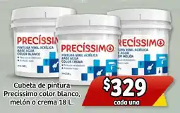 Soriana Mercado Precíssimo cubeta de pintura oferta