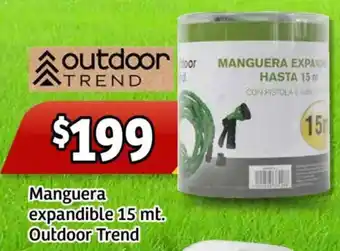 Soriana Mercado Manguera expandible outdoor trend oferta