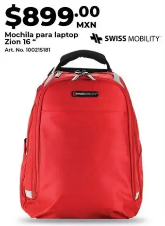 Office Depot Mochila para laptop  zion 16" oferta