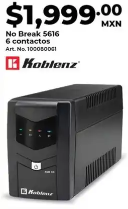 Office Depot Koblenz no break 5616 oferta