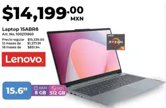 Office Depot Lenovo laptop 15ABR8 oferta