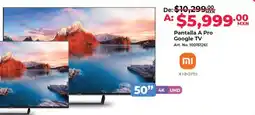 Office Depot Xiaomi pantalla a pro google tv oferta