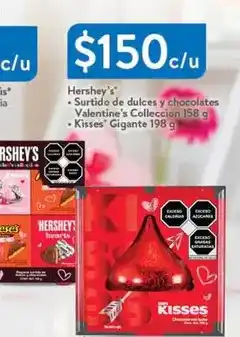 Walmart Hershey's - surtido de dulces y chocolates valentines's colleccion oferta