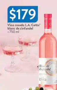 Walmart L.a. cetto - vino rosado l.a.cetto blanc de zinfandel oferta