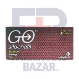 Farmacias Bazar GO 100MG 1 TABLETA PIEZA oferta