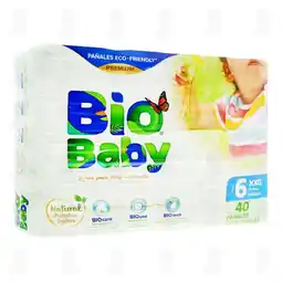 Farmacias Guadalajara Pañales para Bebé Bio Baby Talla 6 XXG Unisex, 40 pzas oferta