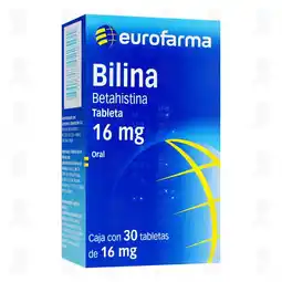 Farmacias Guadalajara Bilina 16 mg, 30 Tabletas oferta