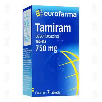 Farmacias Guadalajara Tamiram 750 mg, 7 Tabletas oferta