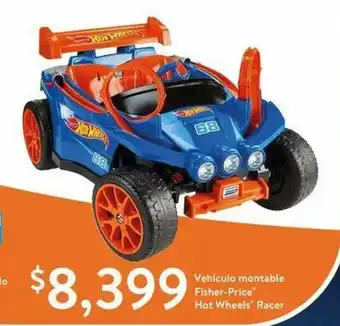 Walmart Vehiculo Montable Fisher-Price Hot Wheels Racer oferta