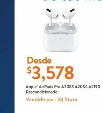 Walmart Apple Airpods Pro A2083 A2084 A2190 Reacondicionado oferta