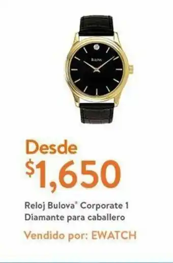 Reloj Bulova Corporate 1 Diamante Para Caballero