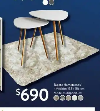 Walmart Tapete Hometrends oferta
