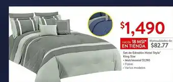 Set de Edredon Hotel Style King Size