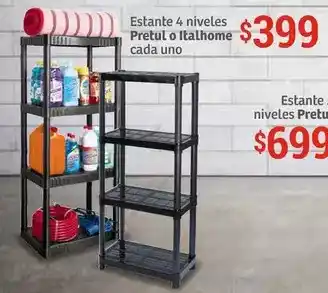 Soriana Híper Pretul - estante niveles oferta