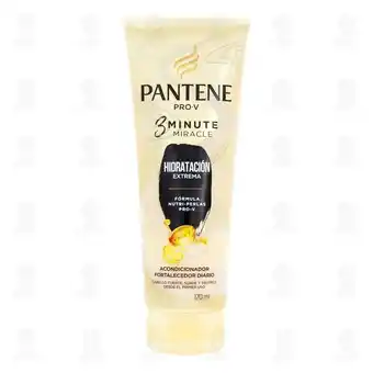 Farmacias Guadalajara Acondicionador Fortalecedor Diario Pantene Pro-v 3 Minute Miracle Hidratación Extrema, 170 ml oferta