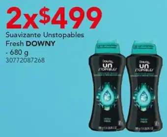 City Club Downy suavizante unstopables fresh oferta