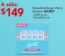 City Club Secret desodorante gel cherry blossom oferta