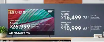 City Club Sharp smart tv 65" oferta