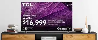 City Club Tcl pantalla 75" oferta