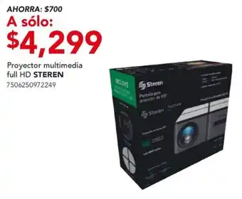 City Club Steren proyector full HD multimedia oferta