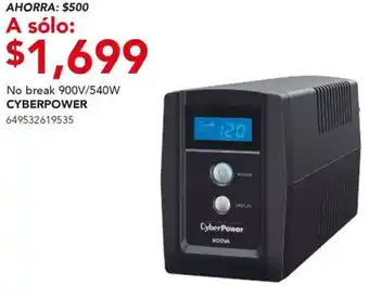 City Club Cyberpower no break 900v/540w oferta