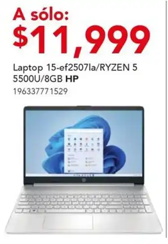 City Club Hp laptop 15-ef2507la/ryzen 5 oferta