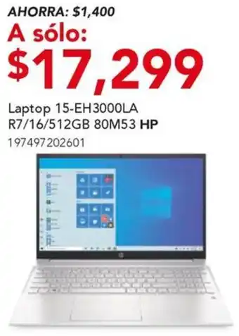 City Club HP laptop 15-EH3000LA oferta