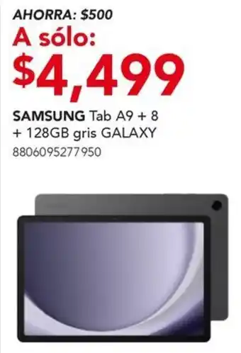 City Club Samsung tab A9 oferta