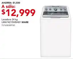 City Club Mabe lavadora oferta